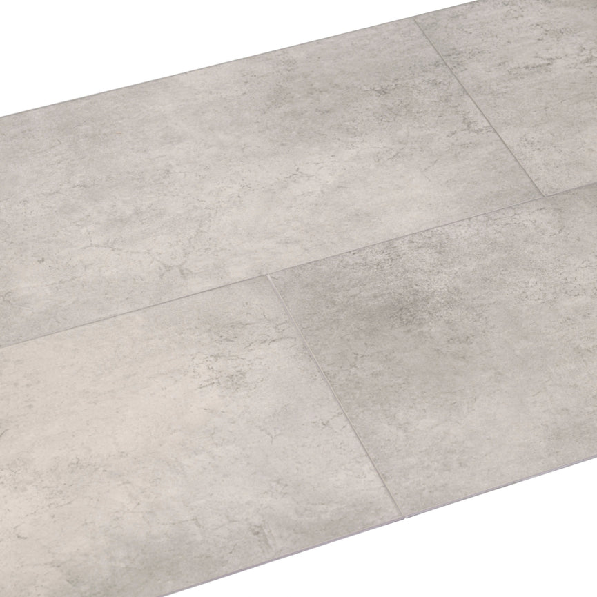 Vinyle SPC Béton Gris Pâle 12"x24"