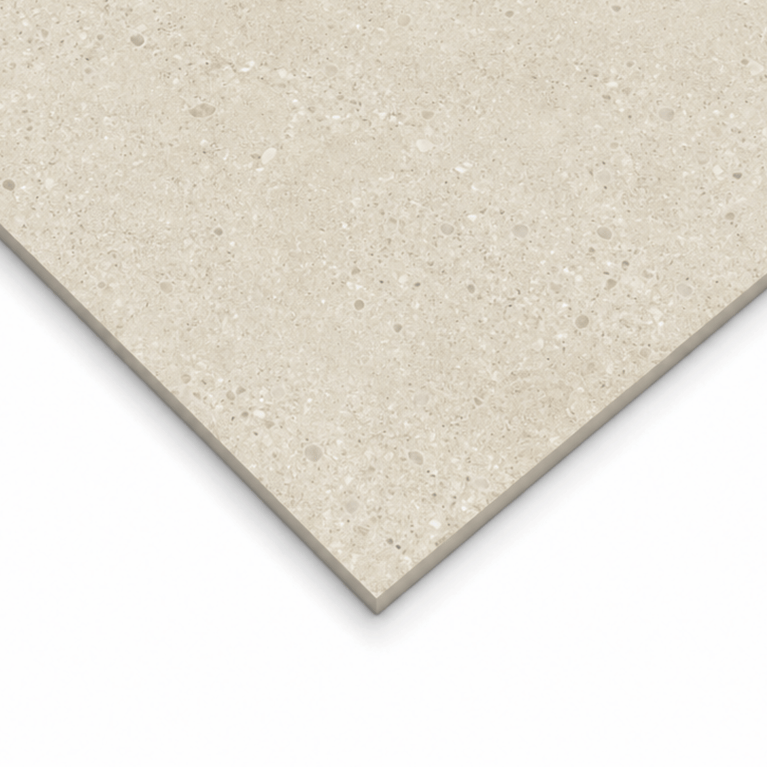 24x24 Stone Cement Ivory Matte Ceramic