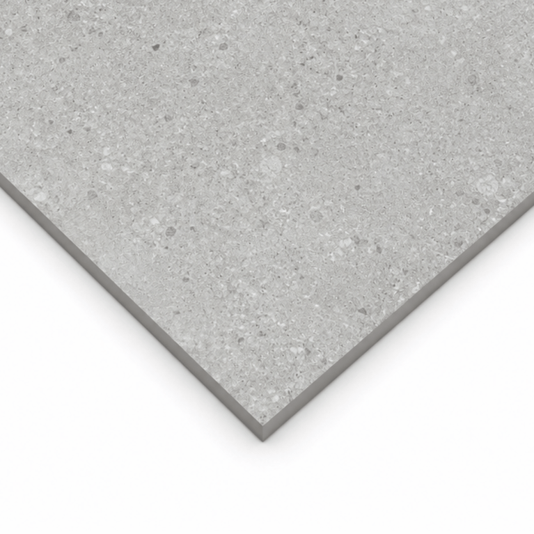 24x24 Stone Cement Silver Matte ceramic