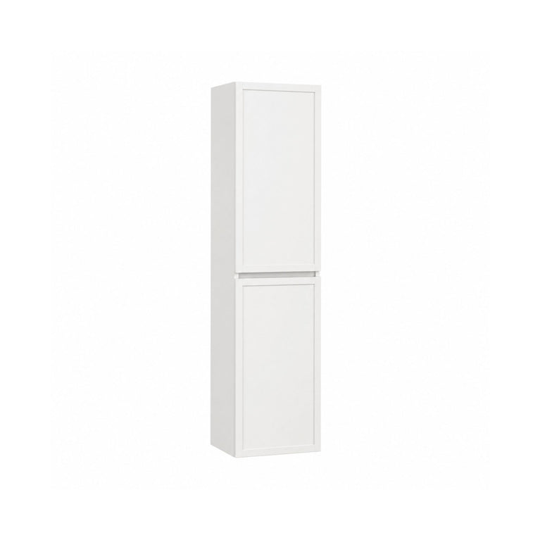 Shaker facades for 18X72 inch cabinet, satin white