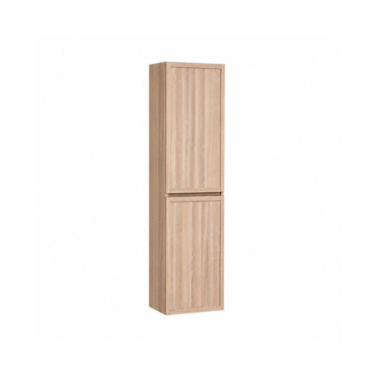 Shaker facades for 18X72 inch natural wood cabinet