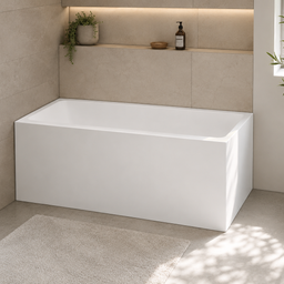 Bain en coin 60" X 32" avec drain à gauche