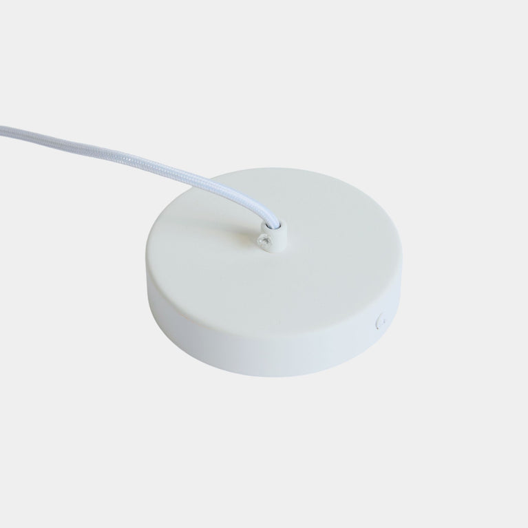 Luminaire suspendu en dôme en 20" - Blanc mat
