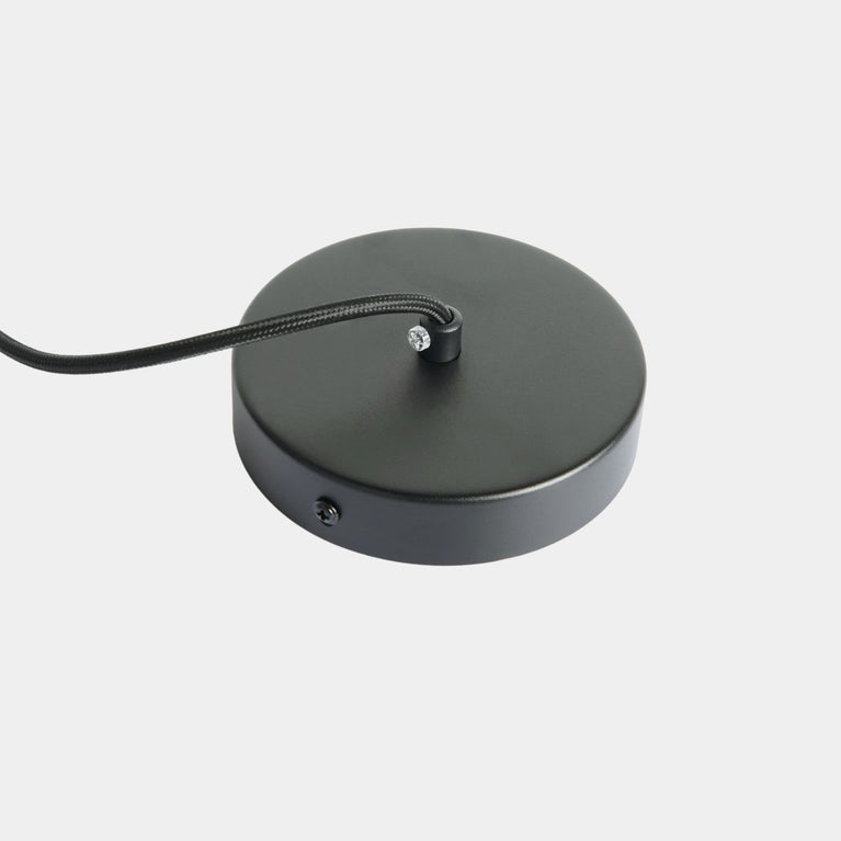 Luminaire suspendu en dôme en 9" - Noir mat