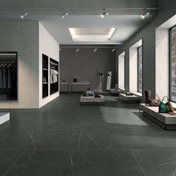 Céramique 24x24 nero - Marble Stone | Entrepôt de la Réno