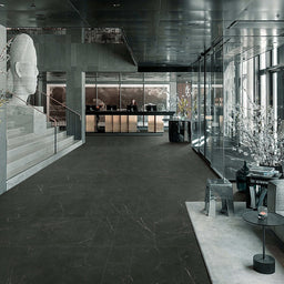 Céramique 24x24 nero - Marble Stone | Entrepôt de la Réno