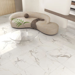 Céramique 24x24 Gold - Calacatta | Entrepôt de la Réno