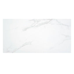 Céramique 24x48 effet marbre luxe - Blanche | Entrepôt de la Réno