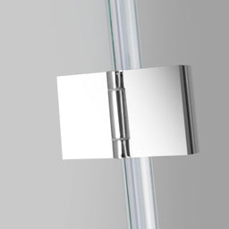 Douche (Base et Vitres inclus) chrome 36"X36" en coin | Entrepôt de la Réno