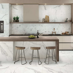 Céramique 24x24 - bianco - Marble Stone | Entrepôt de la Réno