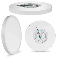 12-Inch Round Integrated LED Ceiling Light - White