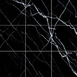 Céramique 24x24 nero - Marquina | Entrepôt de la Réno