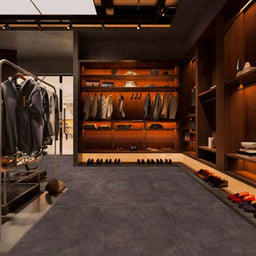 Céramique 24x24 gris foncé - Betonia | Entrepôt de la Réno