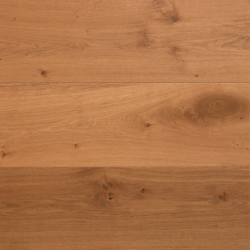 Plancher d'ingénierie chêne blanc - Grade authentique - Naturel - 10 1/4" de largeur