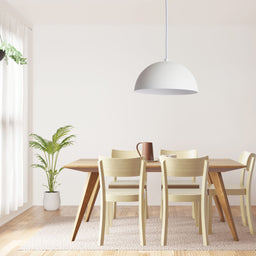 Luminaire suspendu en dôme 20" - Blanc mat | Entrepôt de la Réno