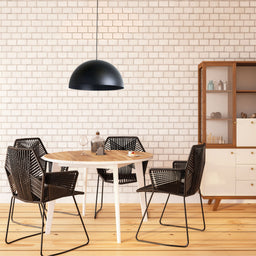 Luminaire suspendu en dôme 20" - Noir mat | Entrepôt de la Réno