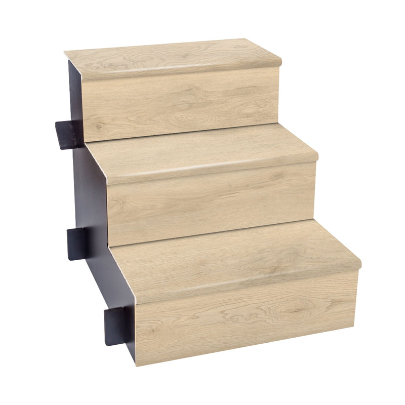 48" vinyl stair tread and riser - Azura