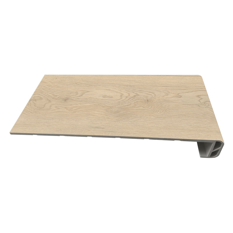 48" vinyl stair tread and riser - Azura