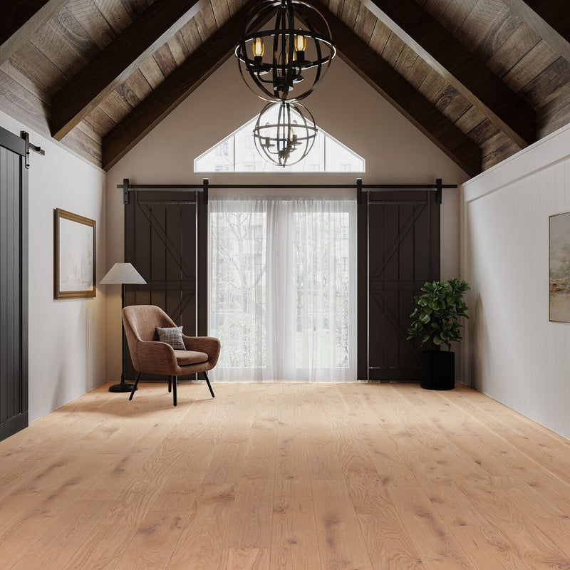 Plancher d'ingénierie chêne blanc - Grade exclusif - Naturel