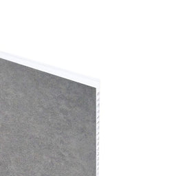 Mur de douche en PVC effet béton gris mat 48 po x 96 po | Entrepôt de la Réno