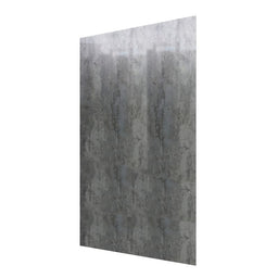 Mur de douche en PVC effet béton industriel gris lustré 48 po x 96 po | Entrepôt de la Réno