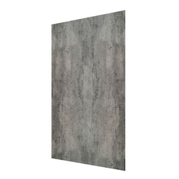 Mur de douche en PVC, effet béton industriel, gris mat, 48 po x 96 po | Entrepôt de la Réno