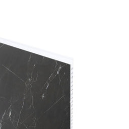 Mur de douche en PVC effet marbre noir mat 48 po x 96 po | Entrepôt de la Réno