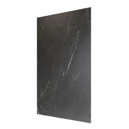 Mur de douche en PVC effet marbre noir mat 48 po x 96 po | Entrepôt de la Réno
