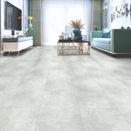 Vinyle SPC Béton Gris Pâle 12"x24" | Entrepôt de la Réno