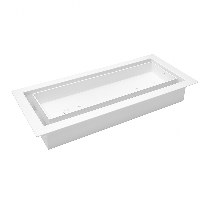 Plaque de ventilation blanche