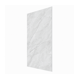 Mur de douche en PVC effet marbre gris perle lustré 48 po x 96 pouce