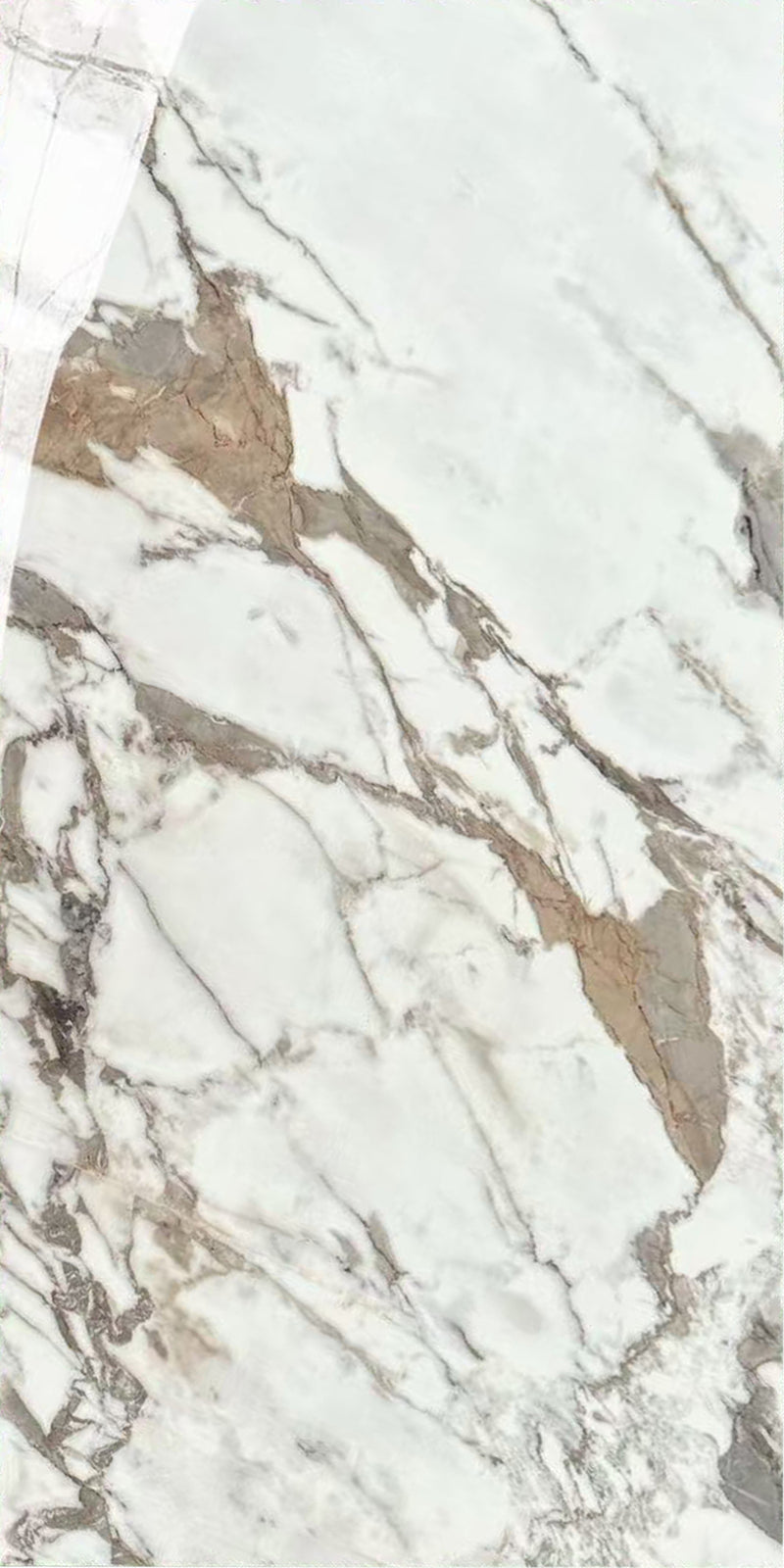 Céramique 24x48 effet marbre gold lustrée - Diamond