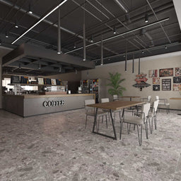 Céramique 24x24 carbone - Dolce di Grès | Entrepôt de la Réno